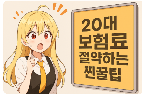 “이걸 몰랐다고?” 20대 보험료 절약하는 찐 꿀팁 모음