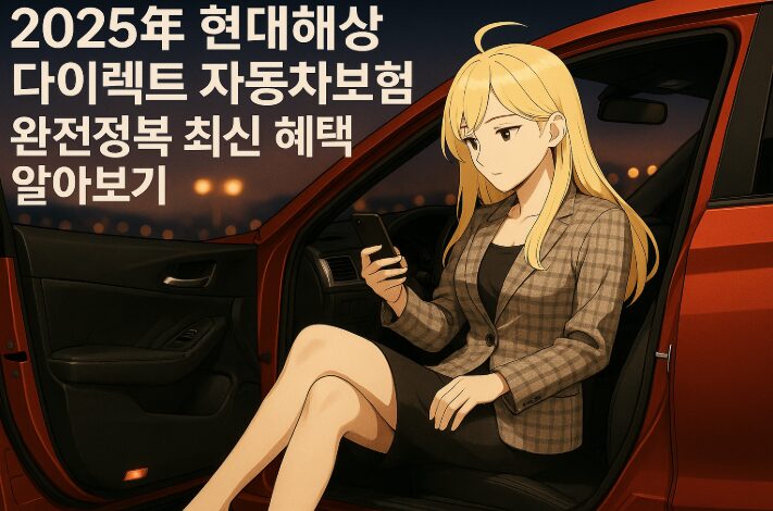 2025년 현대해상 다이렉트 자동차보험 완정정복 최신 혜택 알아보기