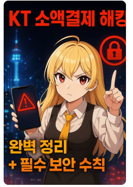 비상!! KT 소액결제 해킹!! 당신이 꼭 알아야 할 보안 수칙